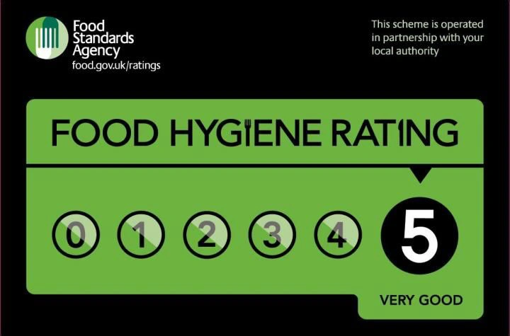 5 star food hygiene standards certificate